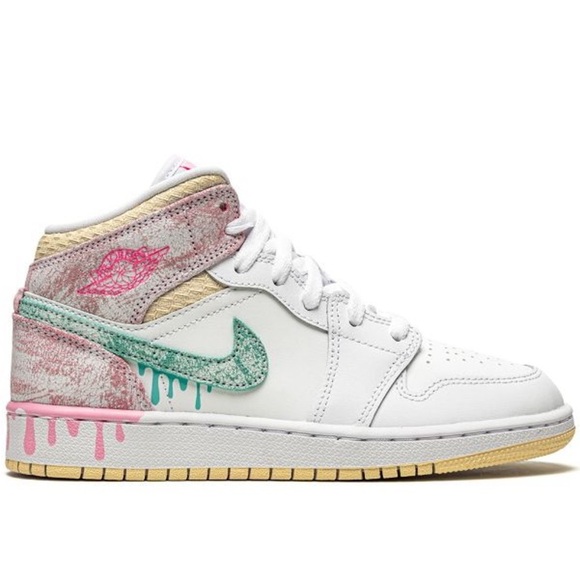 Jordan Shoes - Jordan Air Jordan 1 Mid SE "Ice Cream" Sneakers